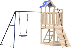 vidaXL Vonkajšia súprava na hranie masívna borovica