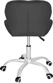 Springos kancelárska stolička – otočná stolička na kolieskach pre prácu a štúdium Farba: sivá