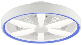 Brilliant - LED RGBW Stropný ventilátor so svetlom GAIANO LED/48W/230V biela + DO