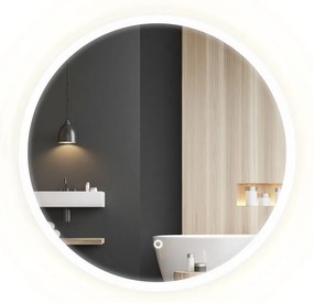Rea Zrkadlo ⌀80 cm s regulovateľným LED osvetlením HOM-02824