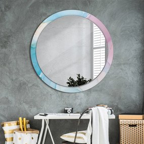 Okrúhle ozdobné zrkadlo Moderná mramorová textúra fi 100 cm
