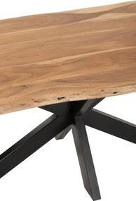 Obdĺžnikový jedálenský stôl s doskou z akáciového dreva Gerard Acacia- 180*90*76 cm