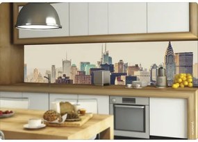 Samolepiace fólie za kuchynskú linku mySPOTTI splash NY City 60x220 cm