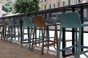 Stima Plastová barová stolička TRILL STOOL Odtieň: Tortora - sivá