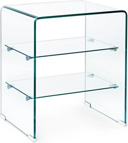 Sklenený odkladací stolík 40x50 cm Iride – Bizzotto
