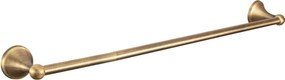 Rea Retro, kúpeľňový 1-ramenný vešiak na uterák 60cm 332870B, mosadzná, REA-06927