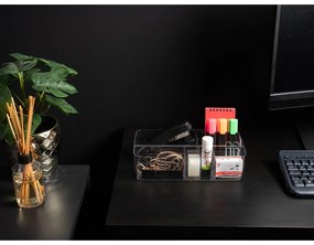 Plastový kúpeľňový organizér na kozmetiku – Addis