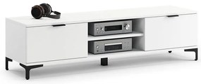 Televízny stolík LORA biela