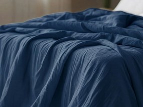 Mušelínové obliečky MUSSARI tmavomodré Rozmer obliečky: 2 ks 70 x 90 cm | 200 x 220 cm