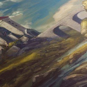 Obraz - Stredoveký hrad (70x50 cm)