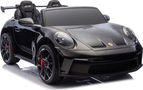 LEAN CARS DK-P911 Porsche GT3 Batériové auto čierne lakované