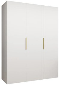 Skriňa Marbella I 150 biela/zlatá