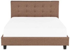 Manželská posteľ 180 cm Rhiannon (hnedá) (s roštom). Vlastná spoľahlivá doprava až k Vám domov. 1075614