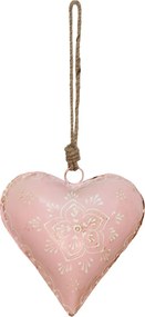 Závesné kovové srdce so zdovením Heartic - 15*5*15 cm