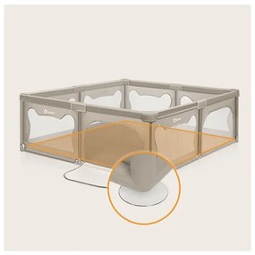 Lionelo - Hracia ohrádka WILLOW XL béžová