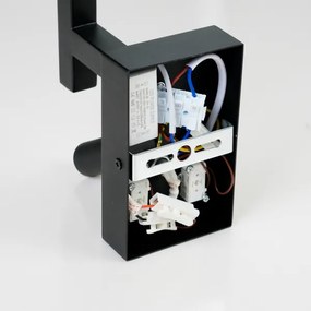 Brilagi - LED Nástenná lampa DEYA 1xE14/40W/230V + LED/3W čierna