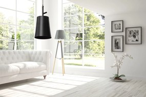 Toolight Toolight, závesné svietidlo 1xE27 APP1034-1CP, čierna, OSW-00698