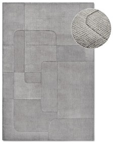 Sivý ručne tkaný vlnený koberec 120x170 cm Charlotte – Villeroy&amp;Boch
