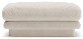 Biela zamatová podnožka Torino – Micadoni