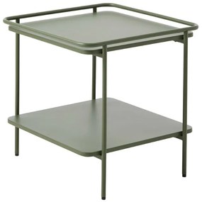 Dizajnový odkladací stolík Harinder 45 cm olivovo-zelený