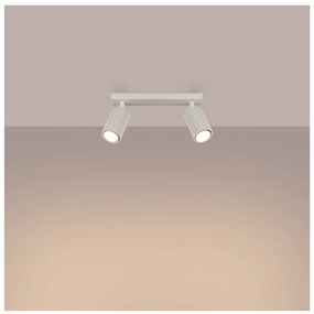 Krémovobiele bodové svietidlo 6,5x30 cm Gleam – Sollux