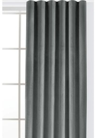 Sivý zamatový dimout záves 200x250 cm Velto – Filumi