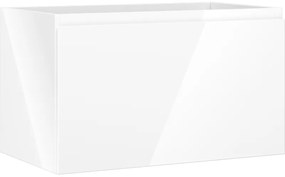 Mexen Orio, kúpeľňová skrinka 80 cm, 1 zásuvka, biela lesklá, 91A10-08047-1-BF00