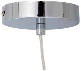 Závesné svietidlo v striebornej farbe so skleneným tienidlom ø 20 cm Baele – Bloomingville