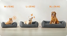 Pelíšek pro psy Alexis 70 cm šedý