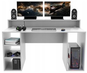 Počítačový herný stôl LENI - čierna / áno