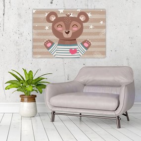 Obraz - Milujúci medvedík (90x60 cm)