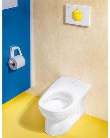 VILLEROY &amp; BOCH O.novo Kids detské samostatne stojace WC s hlbokým splachovaním, 290 x 440 mm, biela alpská, s povrchom AntiBac a CeramicPlus, 469110T2