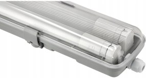 BERGE Hermetické svietidlo 120cm + 2x LED trubica - neutrálna biela