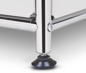 Kovová nízka skrinka »CN3« so zásuvkami