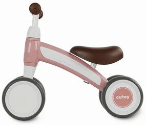 Odrážadlo Qplay Cutey Retro ružové