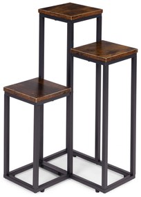 ModernHome Stojan na kvety - 3 police, ModernHome