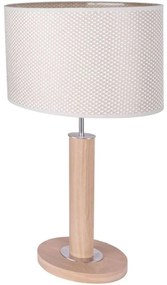 Spot-Light 7017400111525 - Stolová lampa MERCEDES 1xE27/40W/230V dub