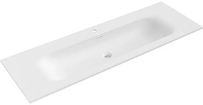 Mexen Vela, umývadlo na zapustenie 141 x 46,5 cm, biela matná, 25231401