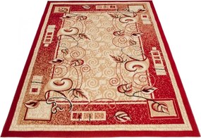 TA Koberec E952A ČERVENÝ ATLAS PP BLX Rozmer: 100x200 cm