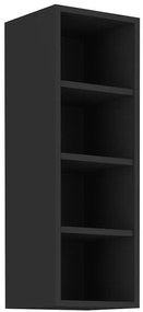 Kuchynská skrinka Siena/Monza/Arona čierna mat 30g-90 Otw