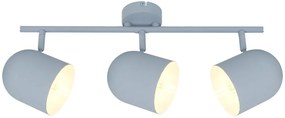 Candellux Šedé stropné svietidlo Azuro pre žiarovku 3x E27 93-63229