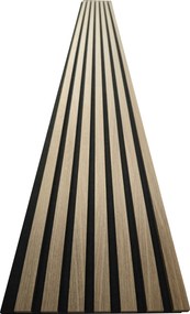 TRENDIE 3D Drevené lamely na stenu 275x30 cm - SANTALOVÉ DREVO