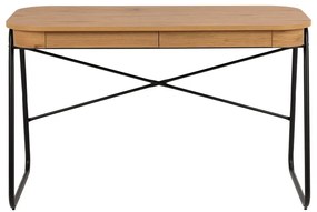 Psací stůl Blueton 120 cm dub divoký/černý