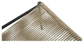 Béžové kovové stohovateľné jedálenské stoličky v súprave 2 ks Emily – Marckeric