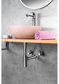 Stojančeková umývadlová batéria v lesklej striebornej farbe Pax – Sapho