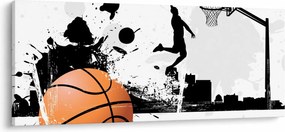 Obraz - Hráč basketbalu (120x50 cm)