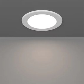 Eglo 901431-LED RGBW stropné kúpeľňové podhľadové svietidlo FUEVA-Z LED/5W/230V 12 cm IP44 biela