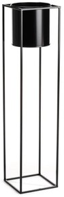 Stojan na kvety RING 100x23 cm čierna