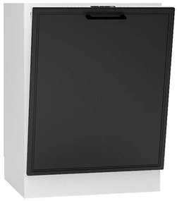 Dvierka na umývačku Emily 60pz čierny hrášok