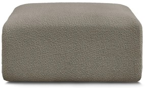 Sivohnedá podnožka z textílie bouclé Tina – Bobochic Paris